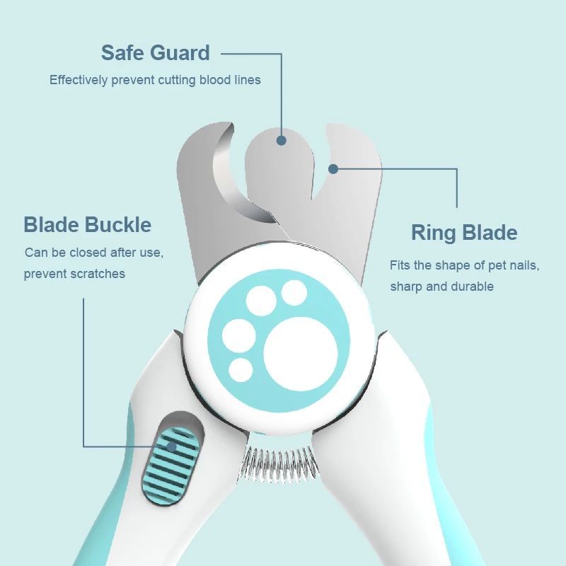 Cute Pet Nail Clippers Labor Saving Dog Cat Claw Trimmer