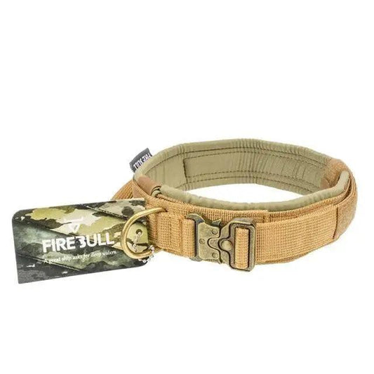 Adjustable Military Nylon Dog Collar Leash Set Durable Training