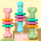 Dog Chew Toy Bone Type Indestructible TPR Teeth Cleaning