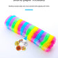 Rainbow Long Plush Cat Pillow Pet Toy