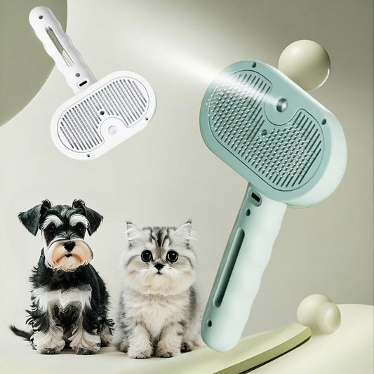 Pet Spray Hair Comb Grooming Brush with Water Mist