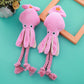 Vocal Cotton String Octopus Bite-resistant Teeth Cleaning Interactive Pet Toy