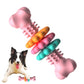 Dog Chew Toy Bone Type Indestructible TPR Teeth Cleaning