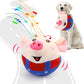 Dog Plush Piglet Toy Electric Jumping Singing USB Rechargeable