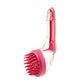Pet Grooming Bath Brush Long Handle Cleaning Comb for Dogs