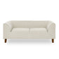 Modern Rectangular Pet Sofa with Backrest and Armrests