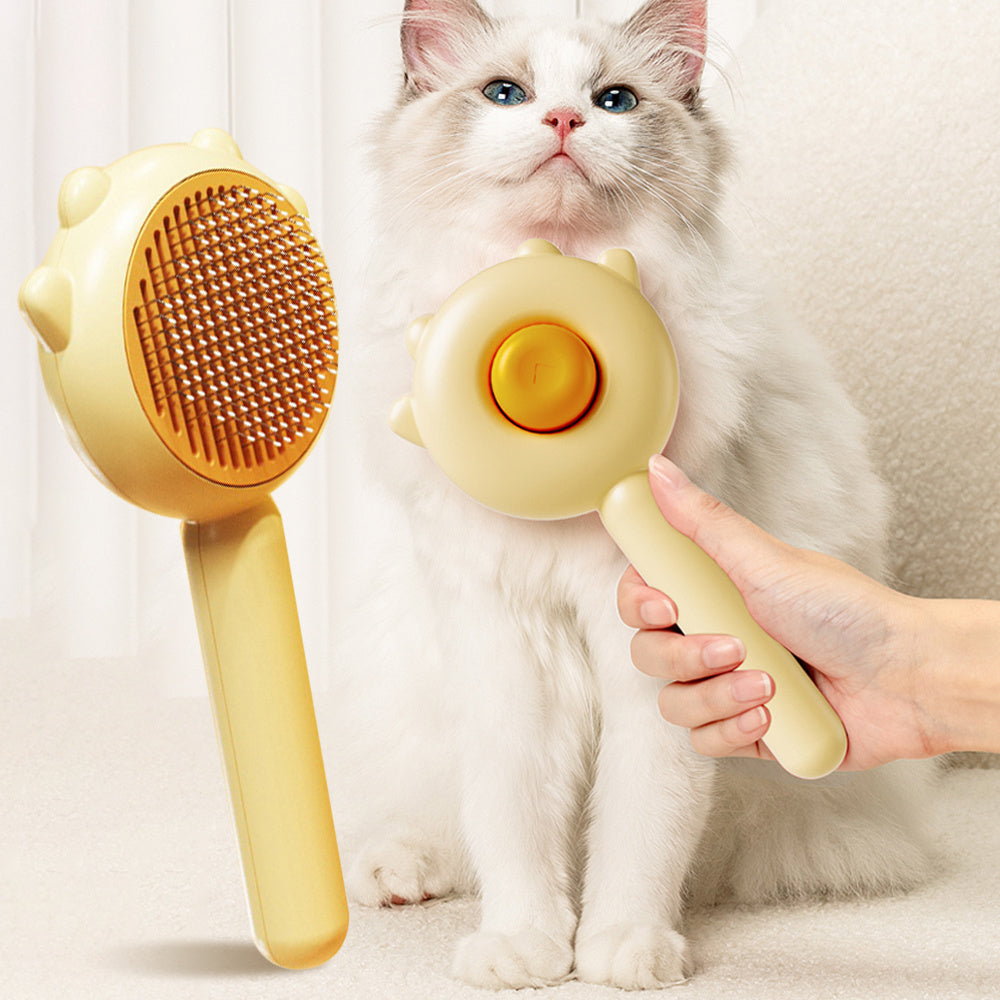 Cat Comb Massage Pet Grooming Brush Hair Removal Tool
