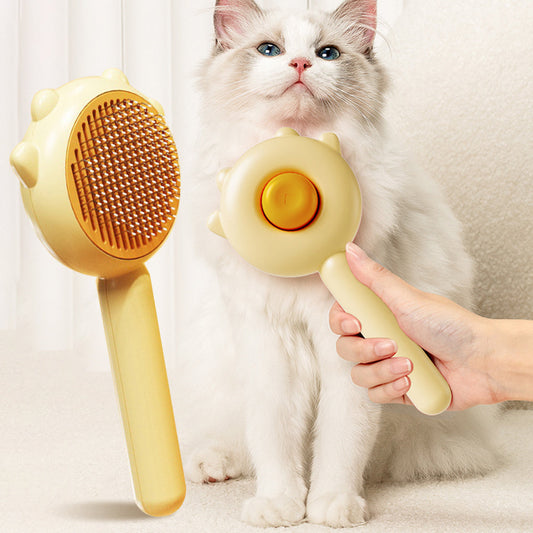 Cat Comb Massage Pet Grooming Brush Hair Removal Tool