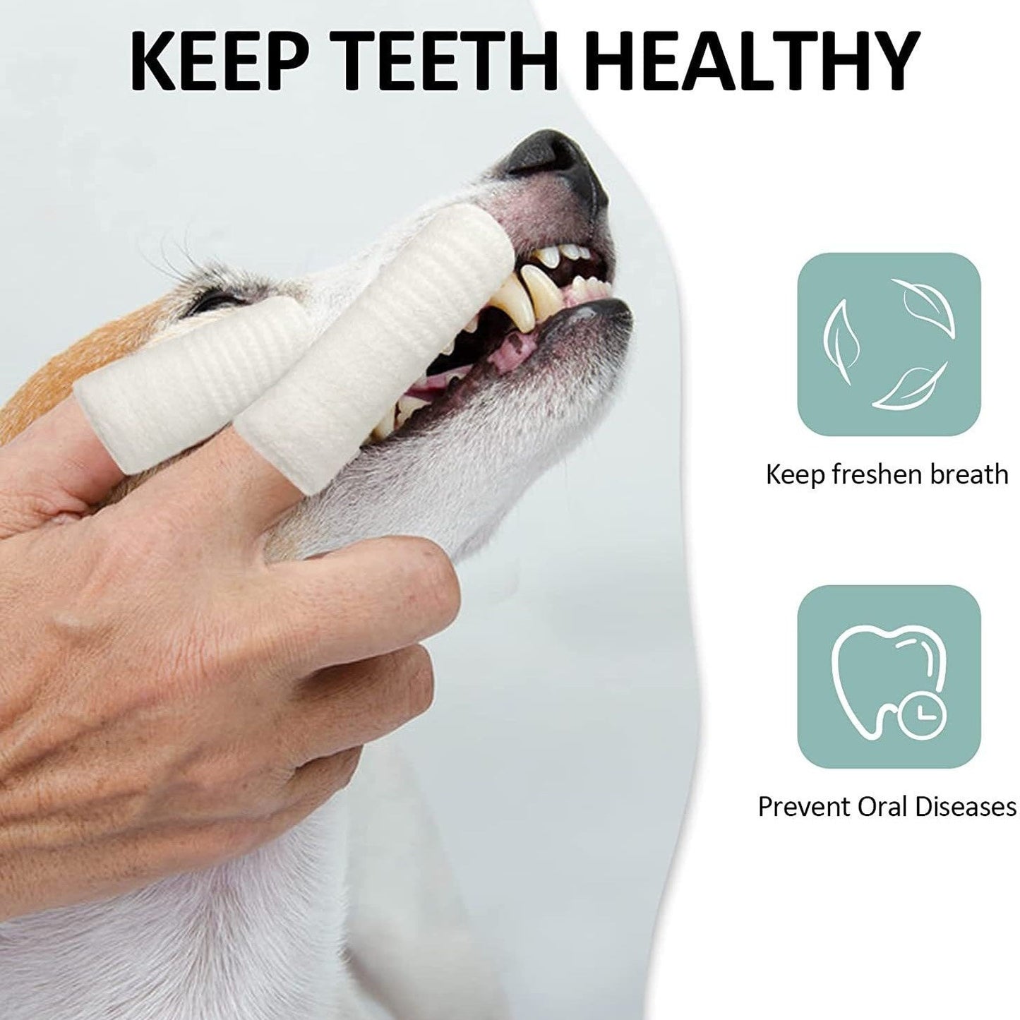 Pet Finger Toothbrush for Dogs and Cats Oral Care