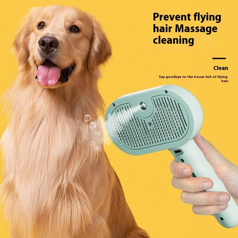 Pet Spray Hair Comb Grooming Brush with Water Mist