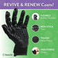 Pet Grooming Gloves Gentle Brush for Cats Dogs Horses Black