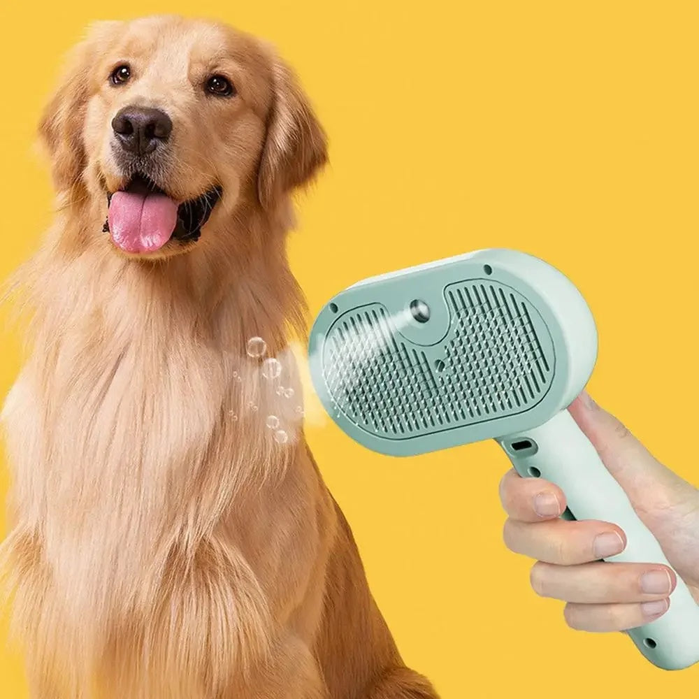 Pet Spray Hair Comb Grooming Brush with Water Mist