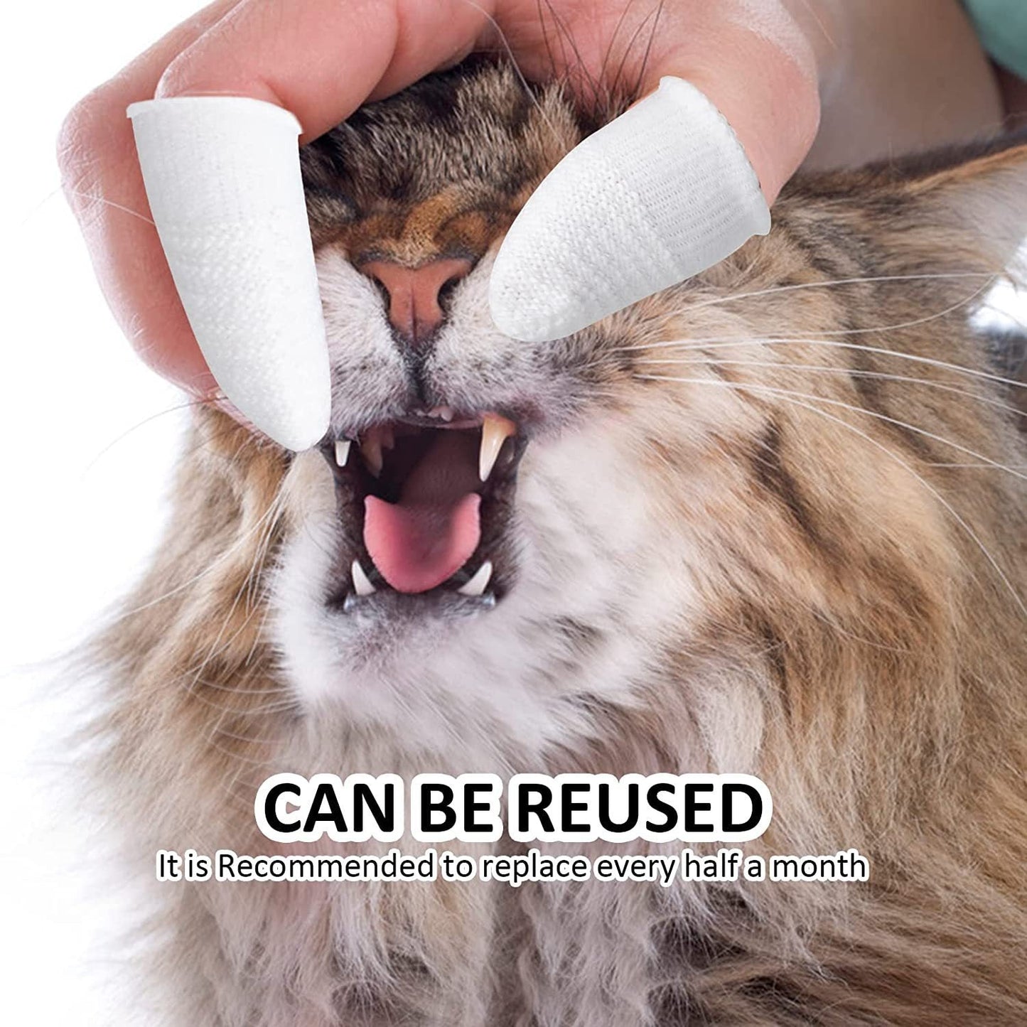 Pet Finger Toothbrush for Dogs and Cats Oral Care