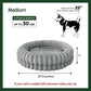 Luxury Donut Dog Bed Orthopedic Calming Round Washable Bed