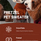 Pretzel Pet Sweater - Tofee Orange