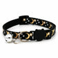 Cat Collar with Bell – Adjustable Star & Moon Pet Necklace
