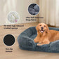 Orthopedic Dog Bed for Large Dogs – Thick Egg Crate Foam with Washable Cover