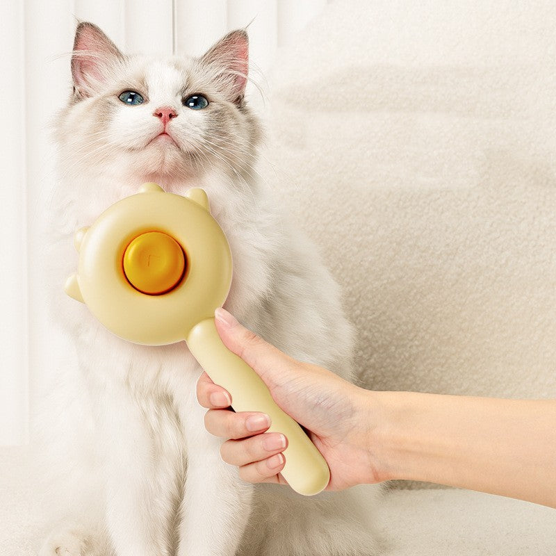 Cat Comb Massage Pet Grooming Brush Hair Removal Tool