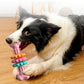 Dog Chew Toy Bone Type Indestructible TPR Teeth Cleaning