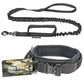 Adjustable Military Nylon Dog Collar Leash Set Durable Training