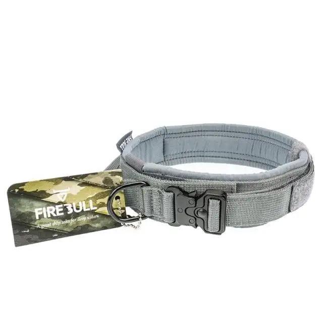 Adjustable Military Nylon Dog Collar Leash Set Durable Training