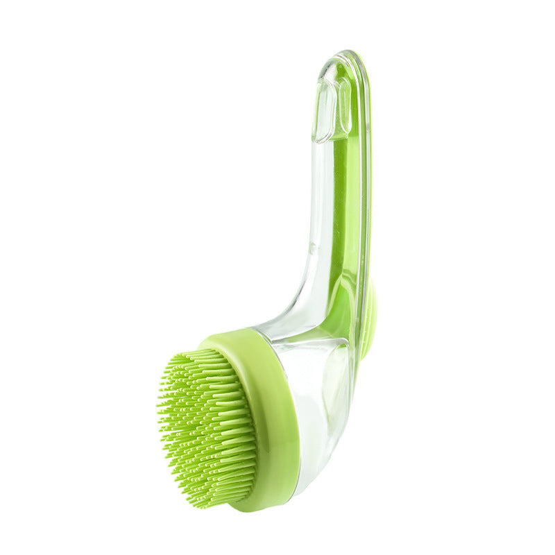 Pet Grooming Bath Brush Long Handle Cleaning Comb for Dogs