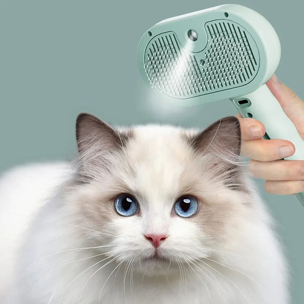 Pet Spray Hair Comb Grooming Brush with Water Mist
