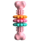 Dog Chew Toy Bone Type Indestructible TPR Teeth Cleaning