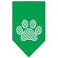 Pet and Dog Bandana Screen Printed, "Chevron Paw"