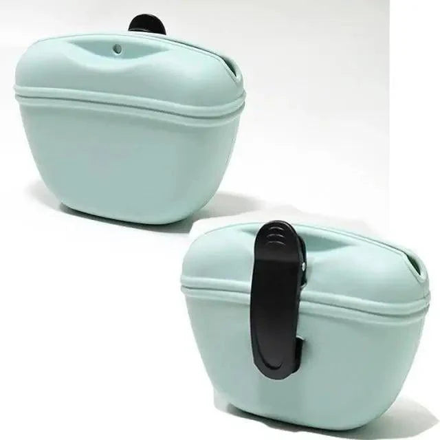 Portable Dog Training Treat Pouch with Clip Outdoor Waist Bag